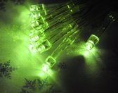 Kerstverlichting - 10 LED's - batterijen - Groen