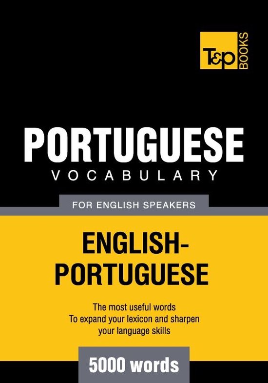 T&P English-Portuguese Vocabulary 5000 Words - cover