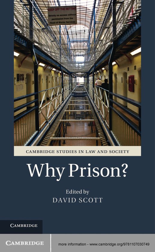Cambridge Studies in Law and Society - Why Prison? - cover