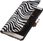 Huawei P8 Max Zebra Booktype Wallet Cover - Cover Case Hoes