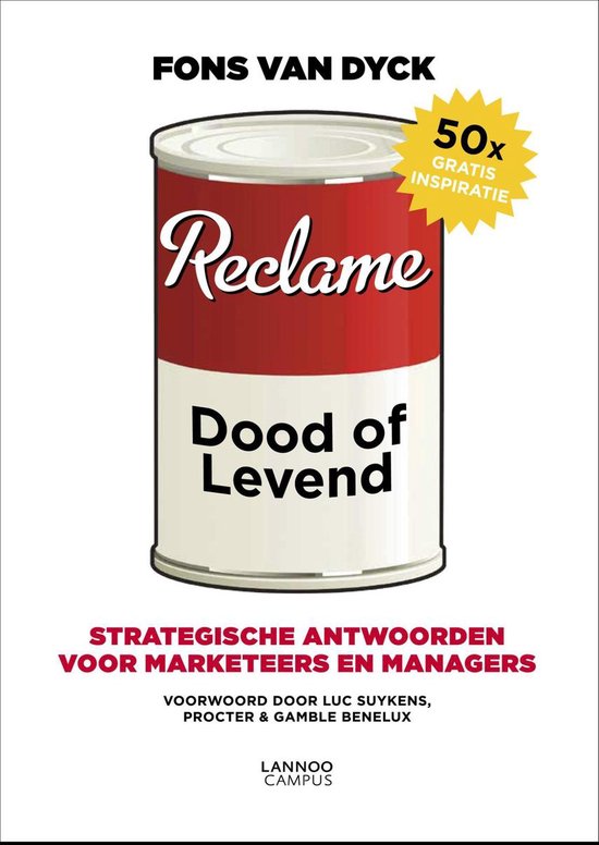 Cover van het boek 'Reclame: dood of levend'