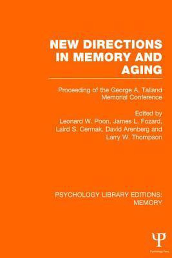 Psychology Library Editions: Memory- New Directions in Memor ... - cover