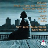 Debussy: Prelude a l'apres-midi d'une faune;  Ravel / Masur
