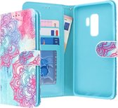 Samsung Galaxy S9+ Bookcase hoesje - CaseBoutique - Mandala print Mandala print - Kunstleer