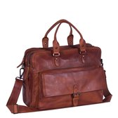Chesterfield Black Label Johnny laptoptas 15 inch cognac
