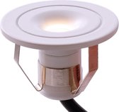 KapegoLED Built in ceiling lamp, Punto Lumi, bulb(s) included, white, warmwhite, beam angle: 50°, constant current, 3,1-3,9V DC, 350 mA, power / power consumption: 1,00 W / 1,00 W, IP44