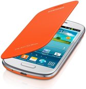 Flip Cover voor de Samsung Galaxy S3 Mini (Galaxy i8190) (orange) (EFC-1M7FOEG)