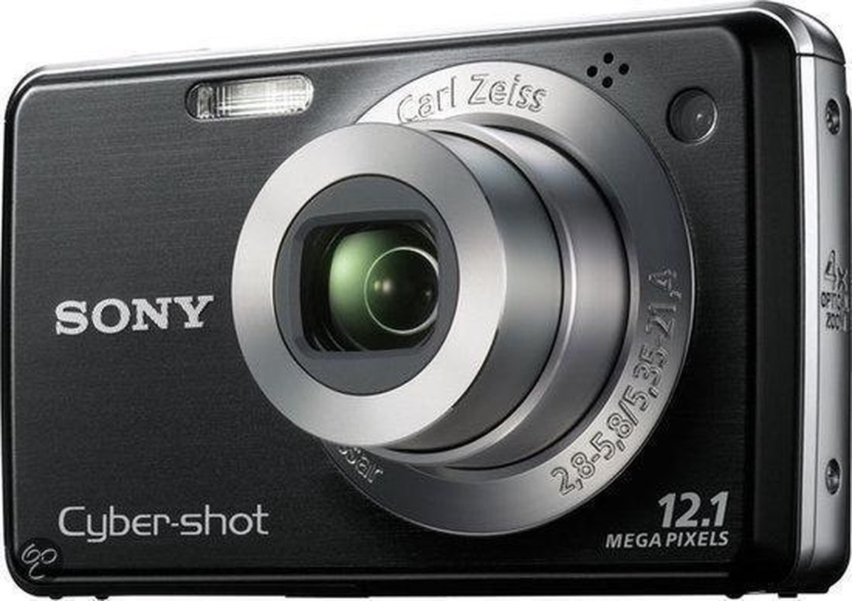 Sony Cybershot DSCW210 Zwart bol