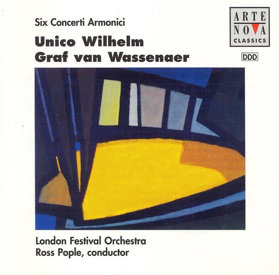 Unico Wilhelm Graf van Wassenaer Six Concerti Armonici, Ross Pople
