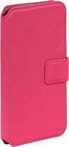 HoesjesCases Roze fashion case tpu booktype voor Samsung Galaxy S6 Edge wallet hoes