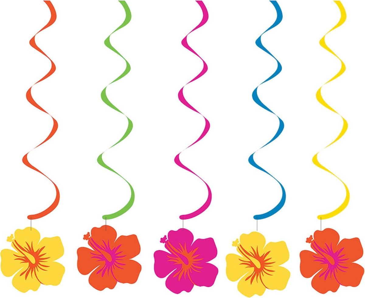 5 Hawaiiaanse plafonddecoraties - Feestdecoratievoorwerp