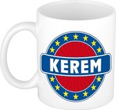 Kerem naam koffie mok / beker 300 ml  - namen mokken