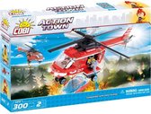 Action Town Fire Helicopter - Constructiespeelgoed - Modelbouw