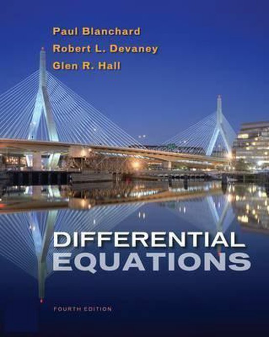 Differential Equations | 9780495561989 | Paul Blanchard | Boeken | bol.com