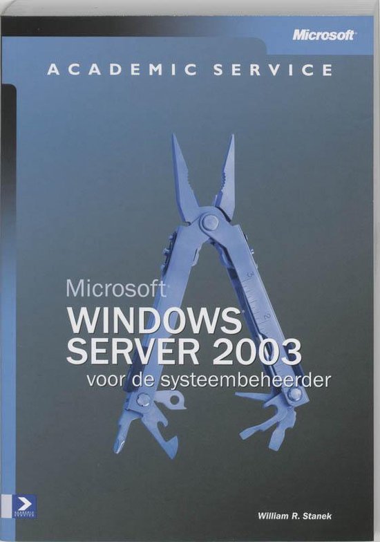 Cover van het boek 'Microsoft Windows Server 2003 voor de systeembeheerder / druk 1' van William R. Stanek