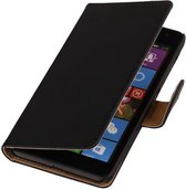 Bookstyle Wallet Case Hoesjes voor Microsoft Lumia 535 Zwart