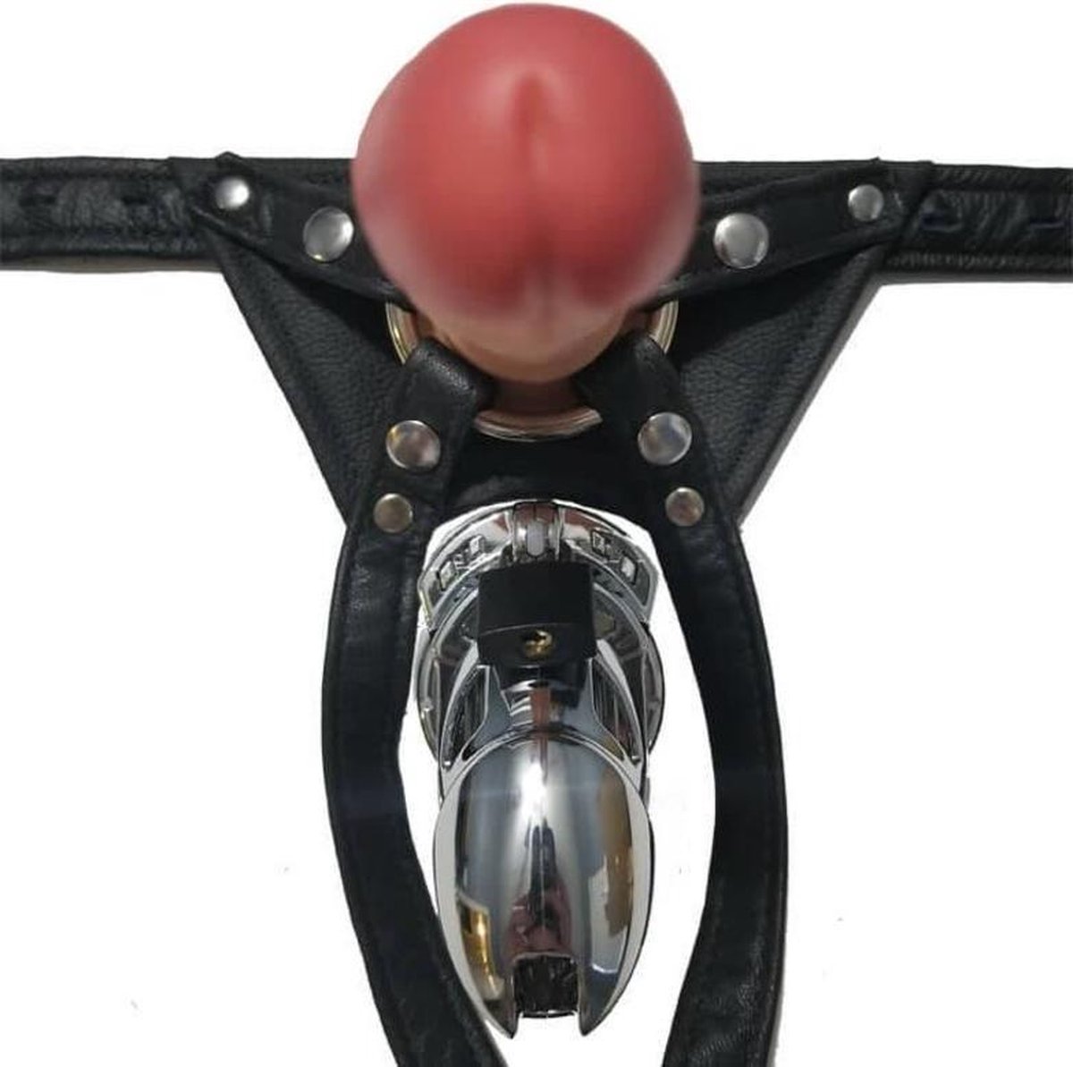The Vice - Strap-On Harnas - The Crotch Rockett - Voor gebruik met kuisheidskooi - Maat L