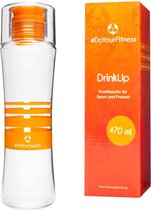 Bol.com #DoYourFitness Drinkfles - »DrinkUp« - Sportfles - 470ml - Oranje aanbieding