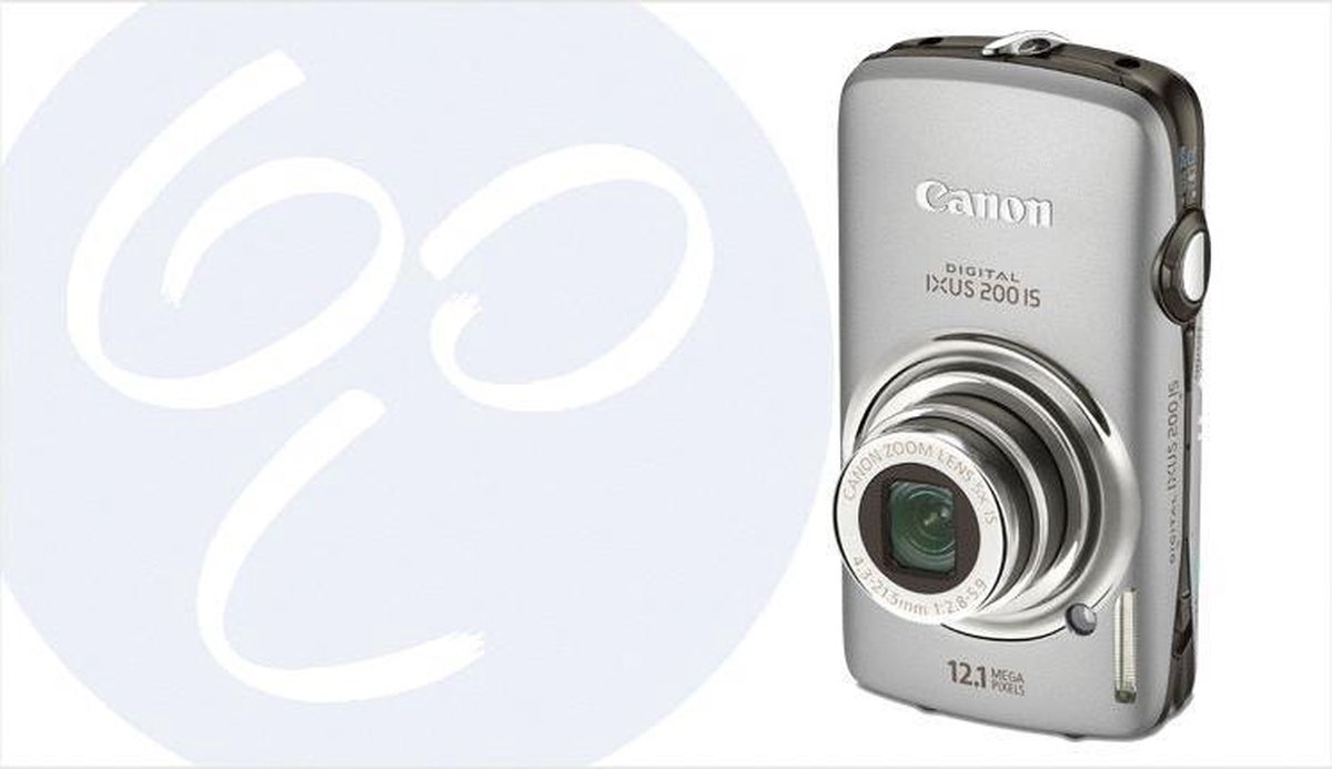 Canon IXUS 200 IS - Zilver | bol