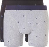 ten Cate shorts deer grey and squares black 2 pack voor Heren - Maat XXL