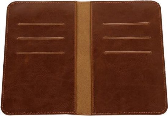 Bruin Pull-up Medium Pu portemonnee wallet voor Sony Xperia E3