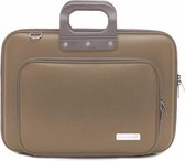 Bombata Plus Classic laptoptas 15,6 inch taupe