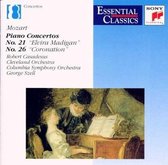 Mozart: Piano Concertos no 21, 26 / Casadesus, Szell