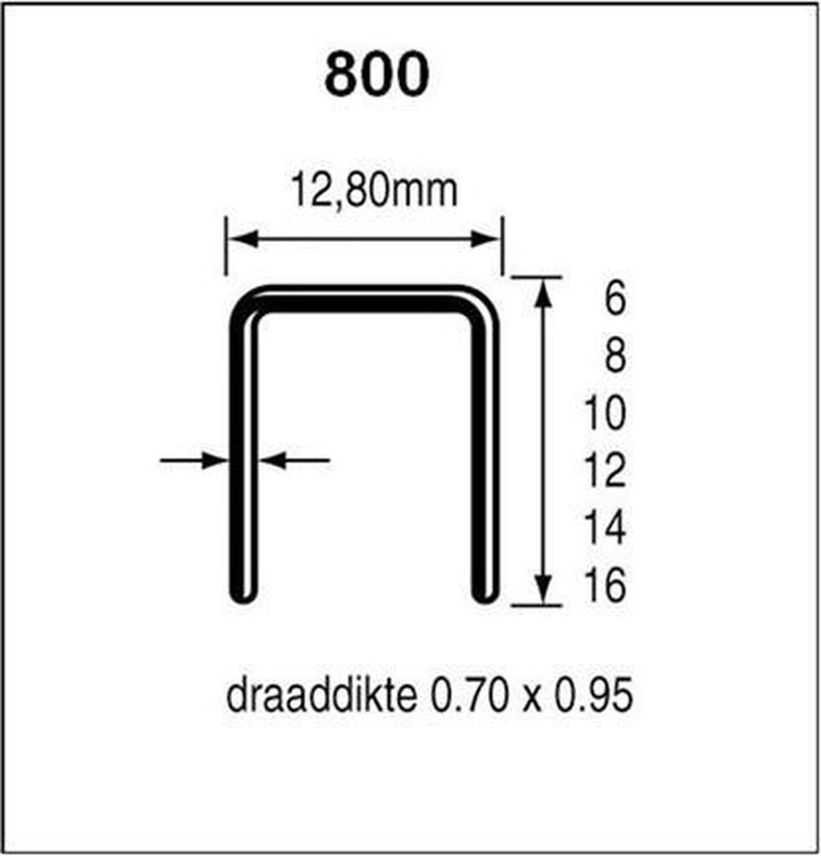 Dutack Nieten 800 14mm