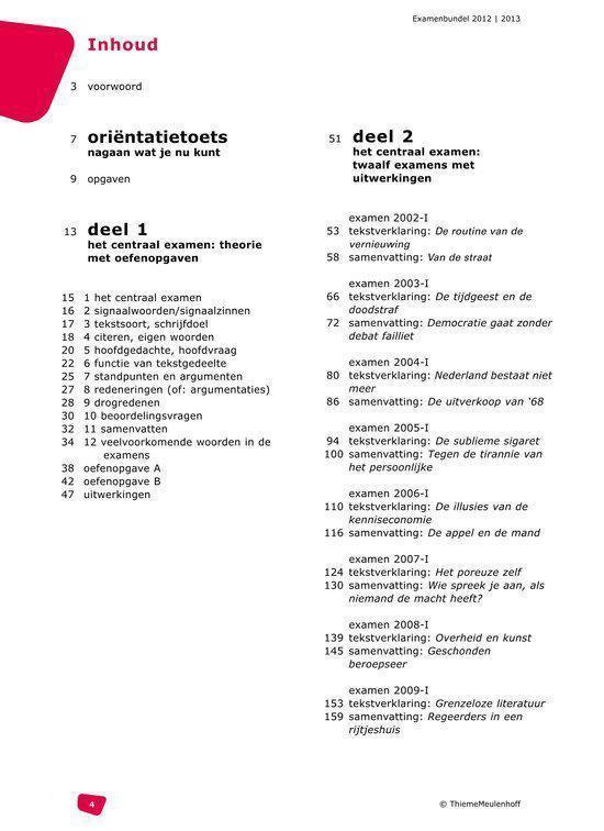 Examenbundel Nederlands Vwo 2012/2013, M. Reints 9789006079357