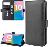 TF Cases Wallet Case booktype hoes - Samsung Galaxy Note 10 Plus - zwart