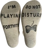 Fortnite Sokken Grijs | One Size | Voor de échte Fortnite gamer!