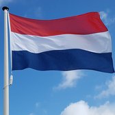 NR 111: Nederlandse vlag Nederland 150x225 cm Marineblauw Premium kwaliteit. Vlag Nederland marineblauw! Voor masten van 6 (7) meter.