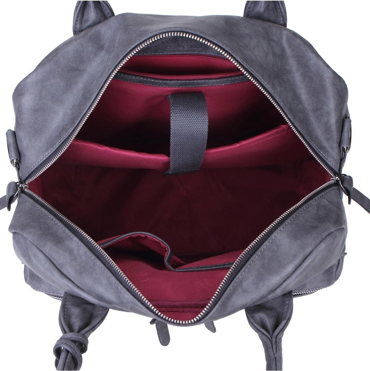 Wimona Alessia Two 1107 Schoudertas / Laptoptas - 15,4 inch - Grijs