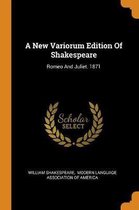 A New Variorum Edition of Shakespeare