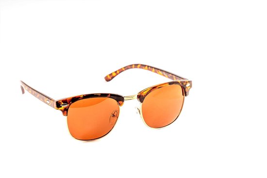 Clubmaster zonnebril - UVA UVB UV 400 bescherming - Ultraviolet straling -  Panter... | bol.com