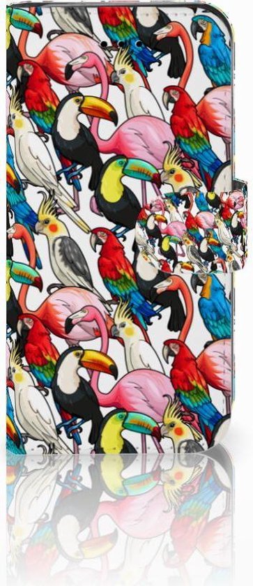 Foto: Book case iphone se 2020 2022 7 8 hoesje birds