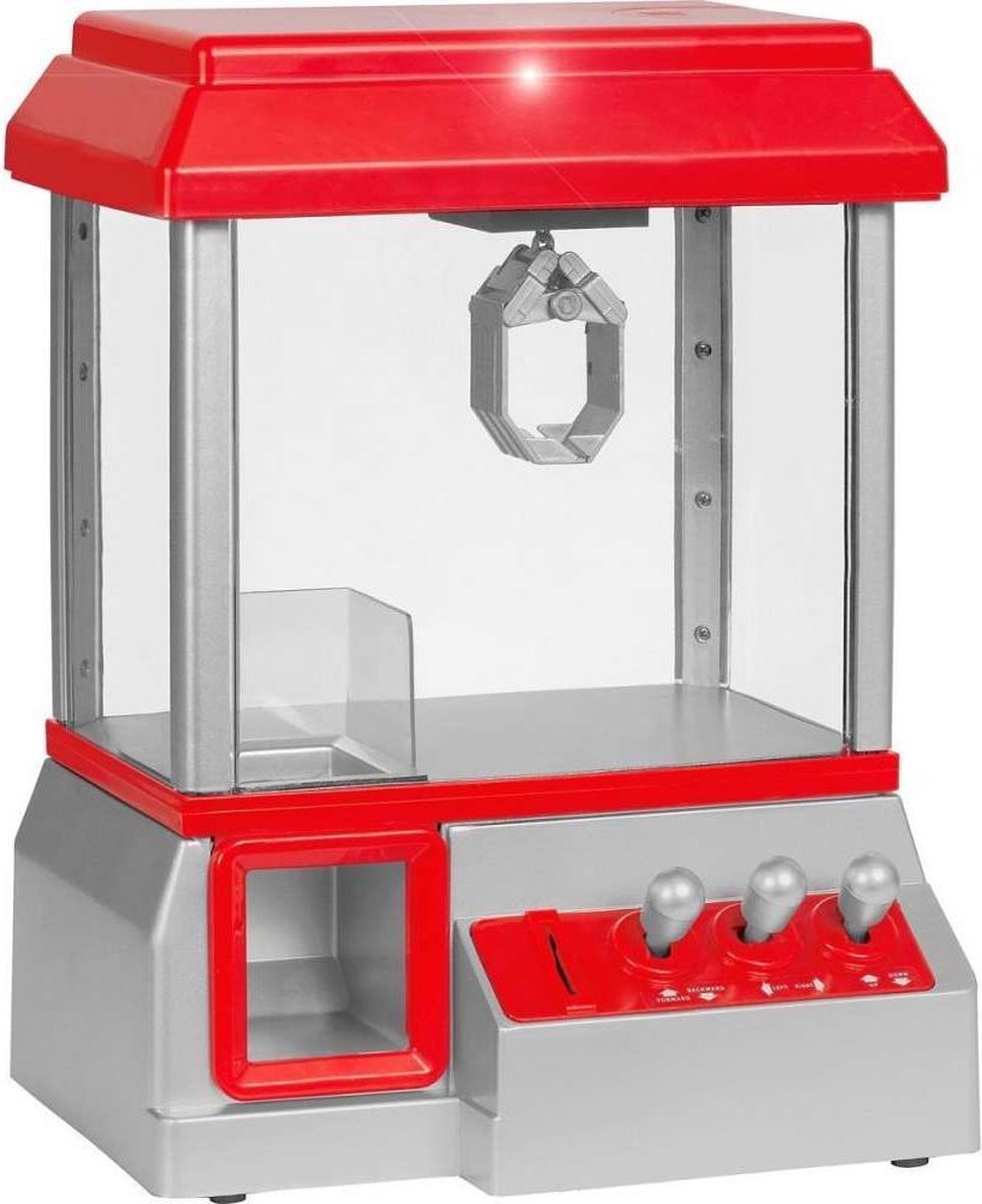 Snoepmachine met Grijpklauw rood Grijpmachine Candy Grabber | bol.com