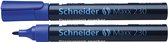 40x Schneider permanent marker Maxx 230 blauw