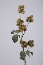 Moerbei - Mulberry - zijden bloem - rood - groen - topkwaliteit - 78cm