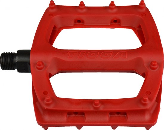 Tioga Platformpedalen Surefoot Slim 110 Mm 9/16 Inch Rood