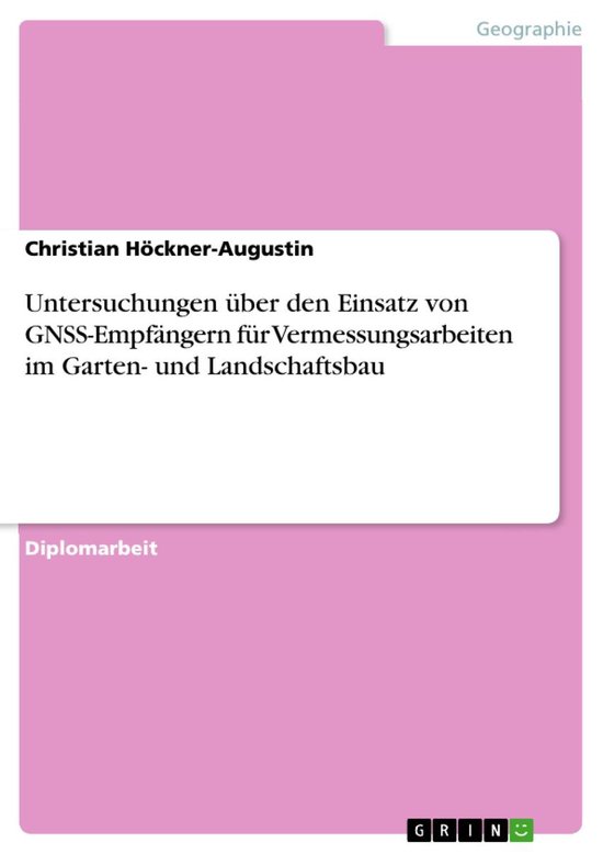 Untersuchungen über den Einsatz von GNSS-Empfängern für V ... - cover