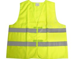 Carpoint Veiligheidshesje - Reflecterend hesje kind - Fluorescerend Geel Veiligheidsvest voor kinderen - Junior