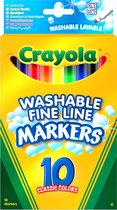 Crayola 10 Viltstiften met dunne punt