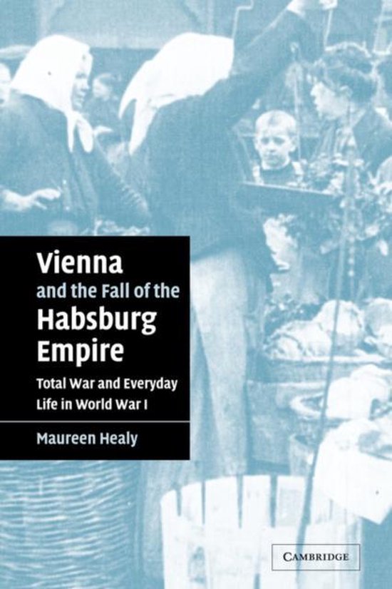 Boekomslag "Vienna and the Fall of the Habsburg Empire" met tekst "Total War and Everyday Life in World War I" en "Maureen Healy".