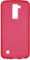 LG K10 TPU Hoesje Rood Mat, Flexibel