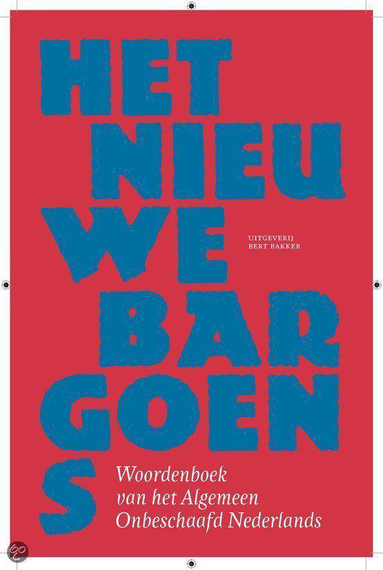 Cover van het boek 'Nieuwe Bargoens' van Heidi Aalbrecht en Pyter Wagenaar