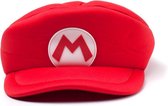 Mario Cosplay Cap Pet voor Volwassenen Rood/Wit  - Officiële Merchandise