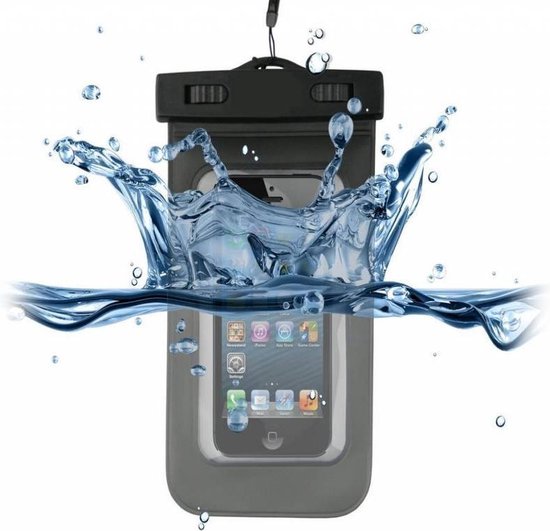 Samsung Galaxy Xcover 3 Waterdichte Telefoon Hoes, Waterproof Case, Waterbestendig Etui, zwart , merk i12Cover