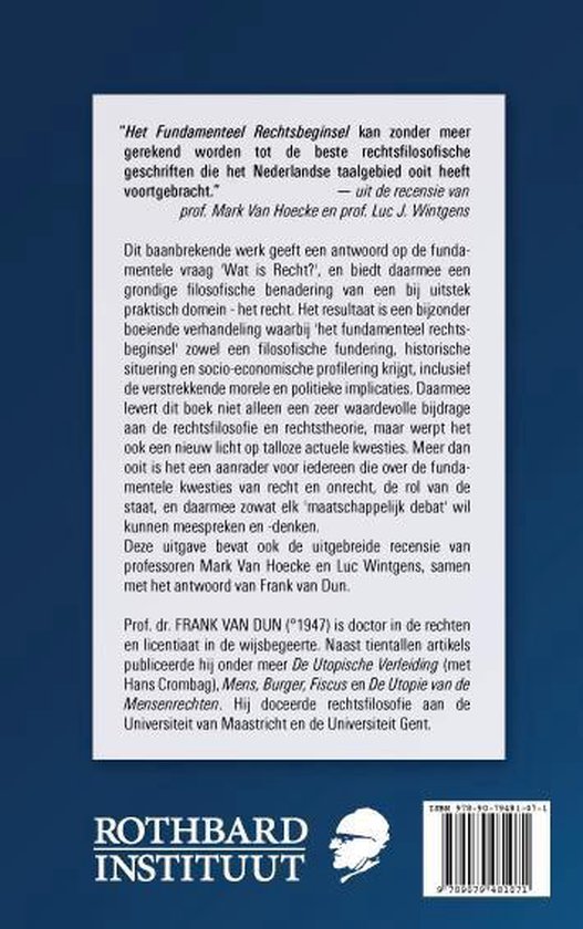 Het fundamenteel rechtsbeginsel