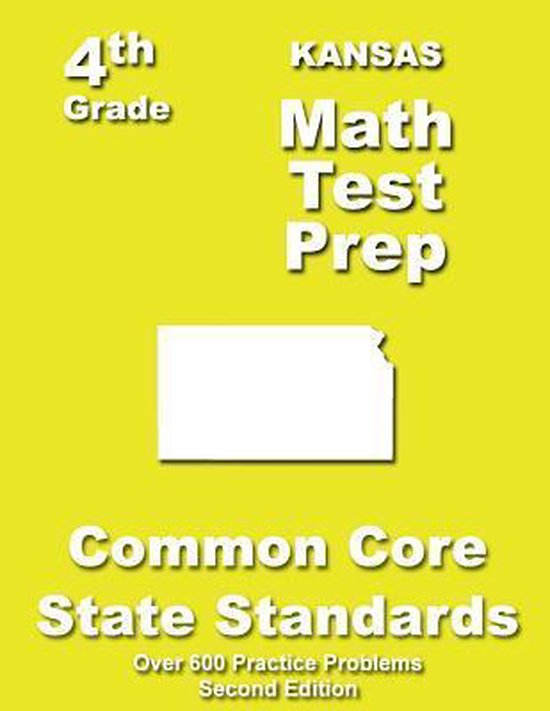Kansas 4th Grade Math Test Prep - cover